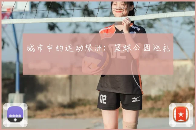 城市中的运动绿洲:篮球公园巡礼